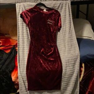 Pretty hurts velvet dress